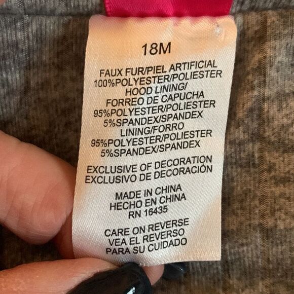 Disney Minnie Mouse Vest Kids Faux Fur 18 Months Red Bow - Picture 7 of 11